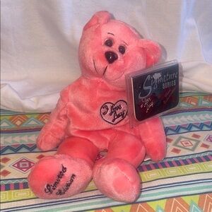 I LOVE LUCY limited edition Pink Signature Series beanie Bear